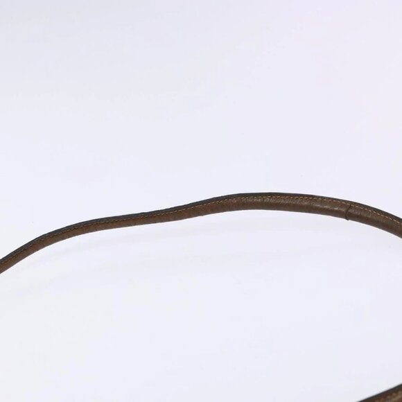 GUCCI GG Supreme Web Sherry Line Shoulder Bag PVC Beige Gold Auth sw1153 - Picture 9 of 16